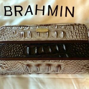 Brahmin Crocodile Embossed Wallet